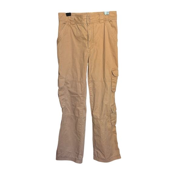 Abercrombie & Fitch Women’s Cargo Pants Size 4 Beige Khaki Utility Y2K 00s - Picture 1 of 8